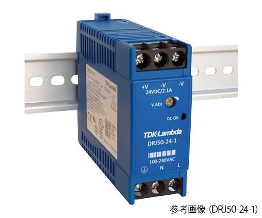 TDKラムダ4-1757-01　DINレールタイプ　スイッチング電源（AC/DC）　15W　ブロック端子 DRJ15-24-1