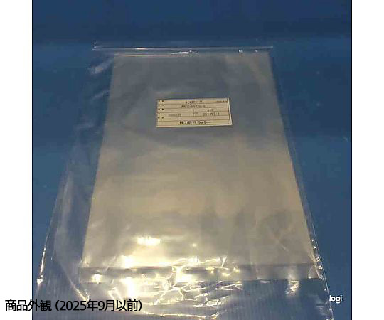 4-1772-11 超薄膜高透明シリコーンゴムシート 厚み75（±15）μm 2枚入