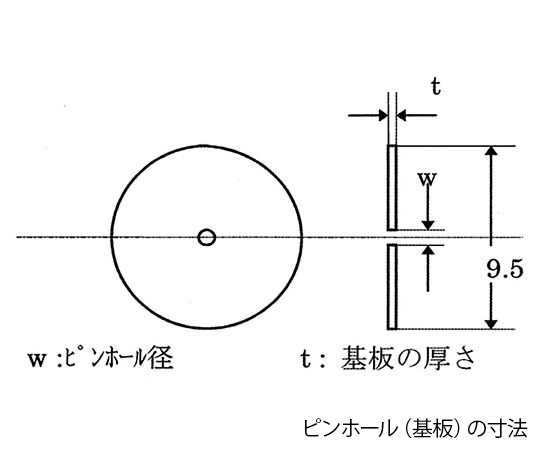 アズワン AS ONE 6.0±2μm 精密ピンホール 4-1777-06 [A101301]-