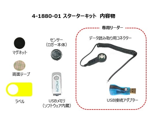 ボタン型温度ロガー　SmartButton　スターターキット　01-0182