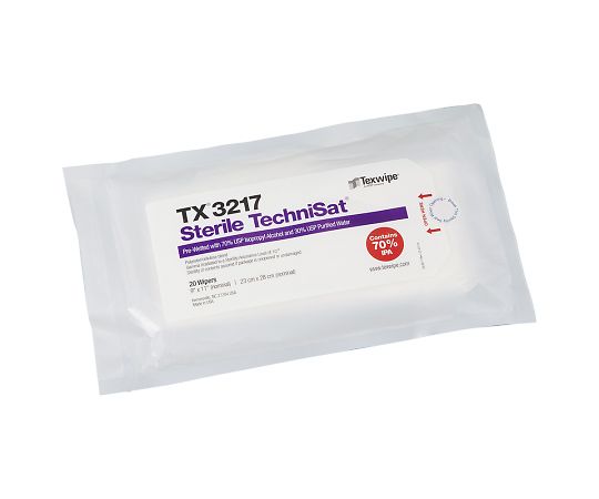滅菌プリウェットワイパー　TechniSat®　20枚入　TX3217