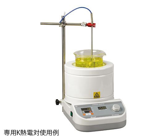 ビーカー用マントルヒータースターラー　デジタル温度調節器付き　200mL