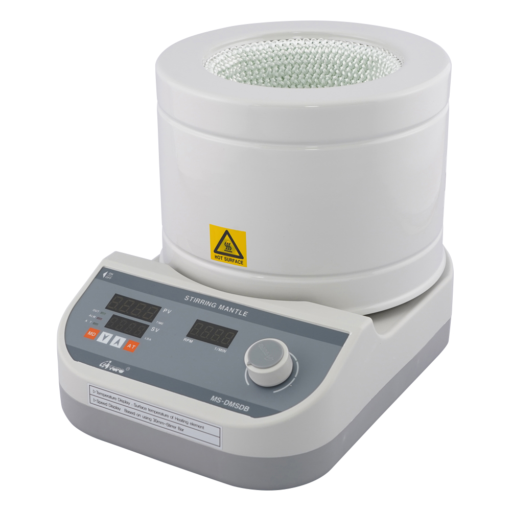 ビーカー用マントルヒータースターラー　デジタル温度調節器付き　1000mL