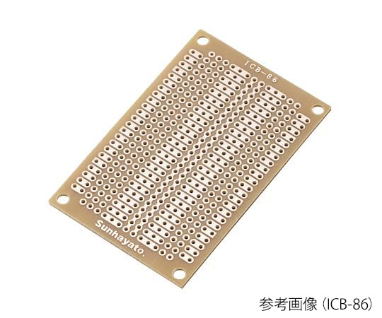 サンハヤト4-200-01小型ユニバーサル基板ICB-86【1個】(as1-4-200-01)