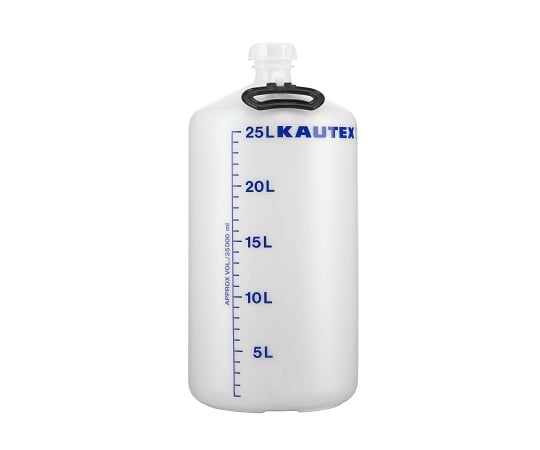 ハンドル付細口瓶（青目盛付）　25L