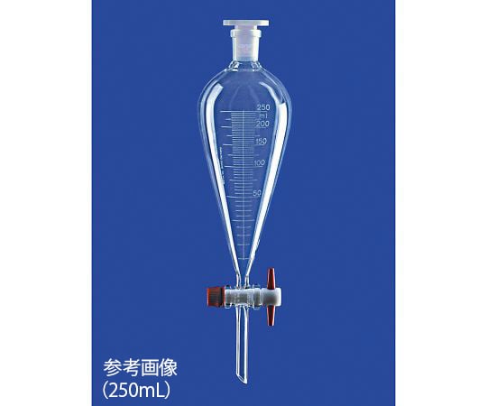 4-2065-02　目盛付分液ロート（スキーブ型）　100mL 04016137