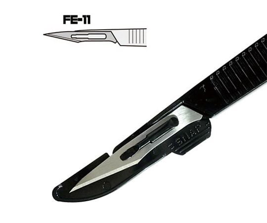 4-2196-02　超薄刃精密ナイフ　ストレート FE-11