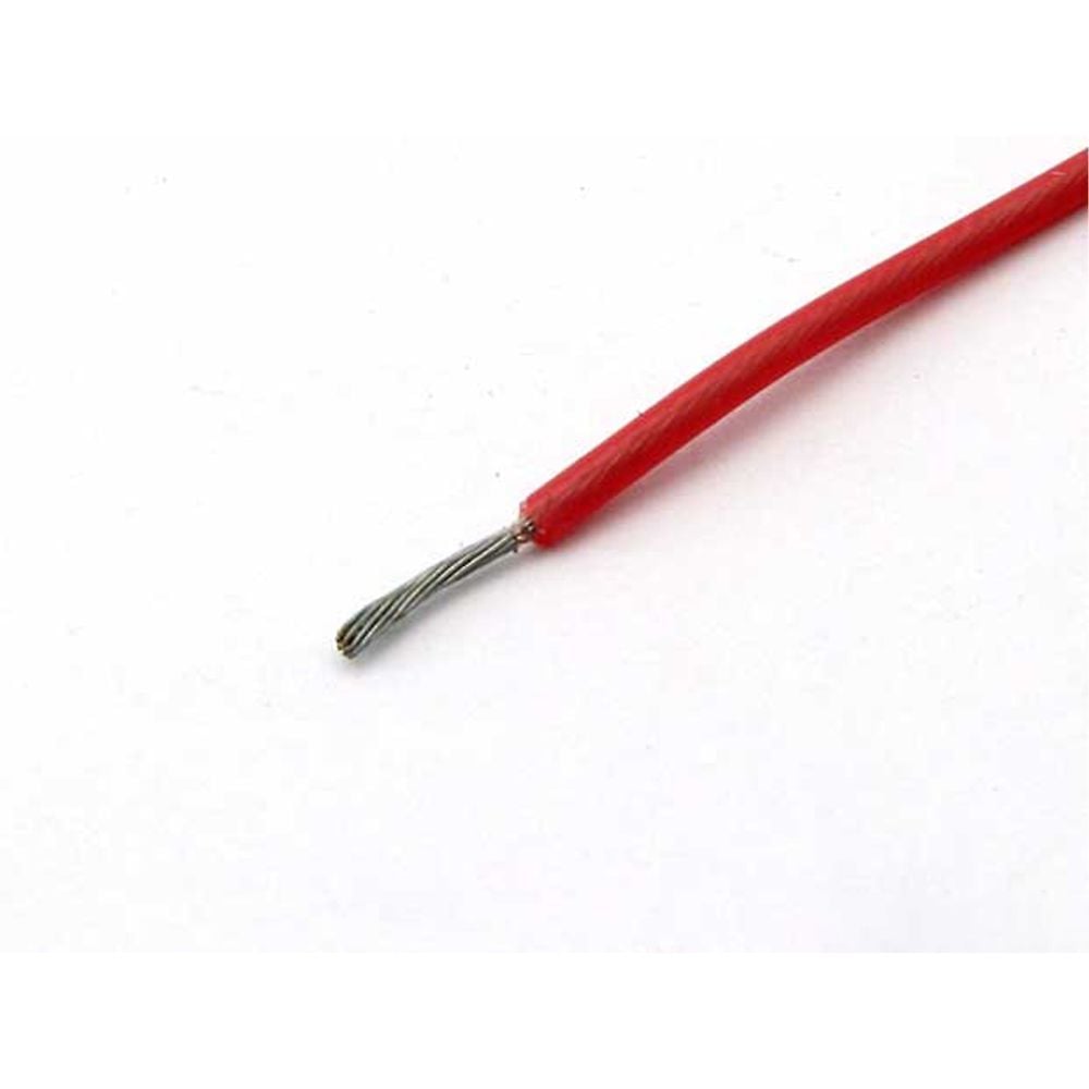フッ素樹脂電線　赤