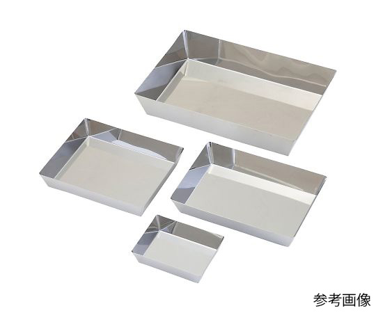 Stainless Steel Square Tray (R-less) 190 x 140 x 50 mm 0568