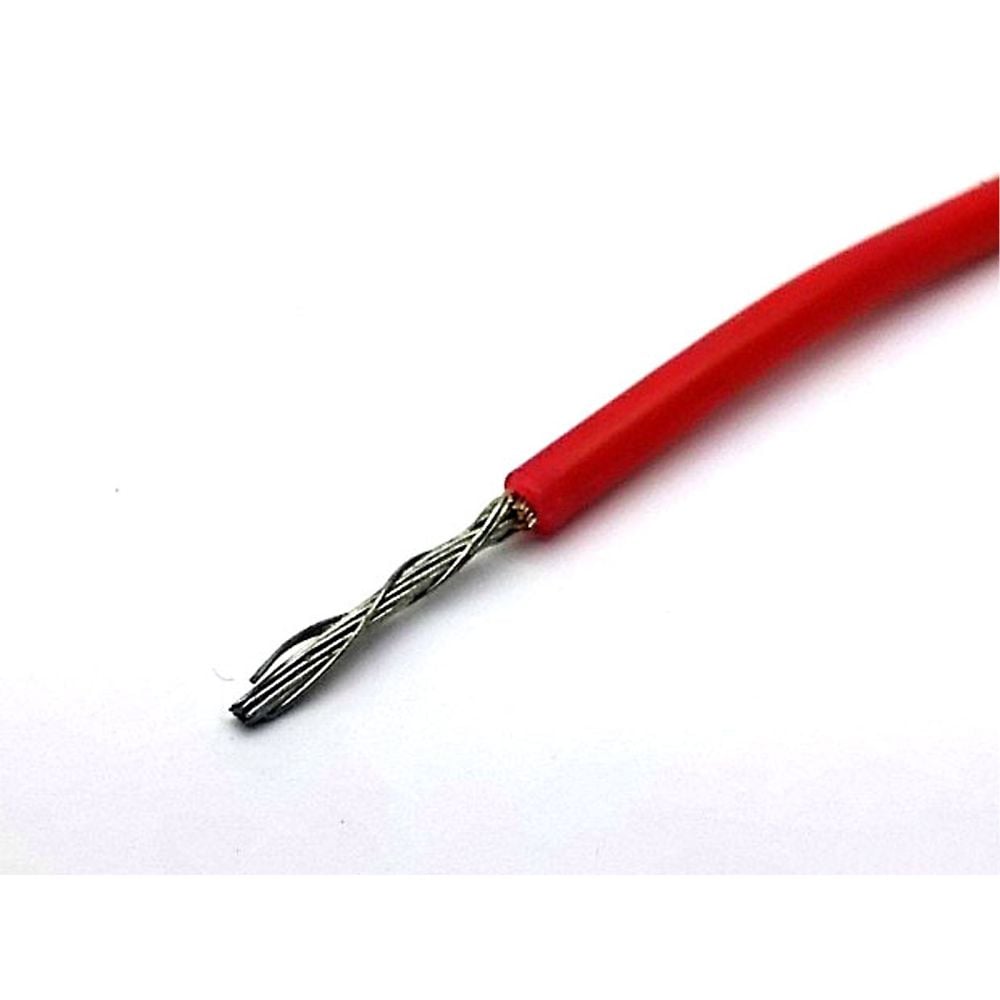 フッ素樹脂電線　赤