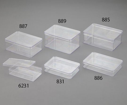 ［Discontinued］Styrene square shape Case (Large Type) 280 x 192 x 107 mm 6 Pieces 887