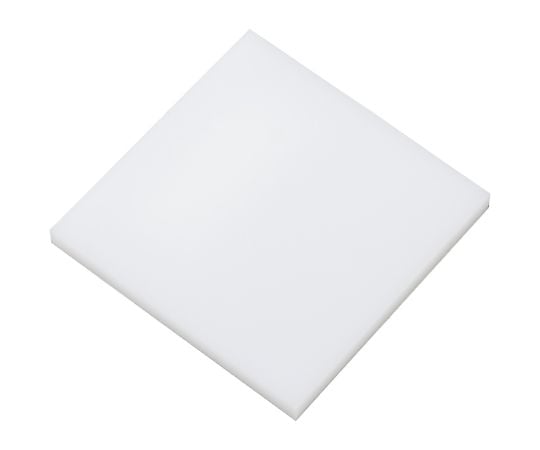 4-2296-01　樹脂板材（厚物）　PE・ナチュラル　495×495×15mm PEN-050515