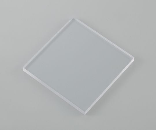 4-2299-01　樹脂板材（厚物）　ポリカーボネート・透明　495×495×15mm PCC-050515