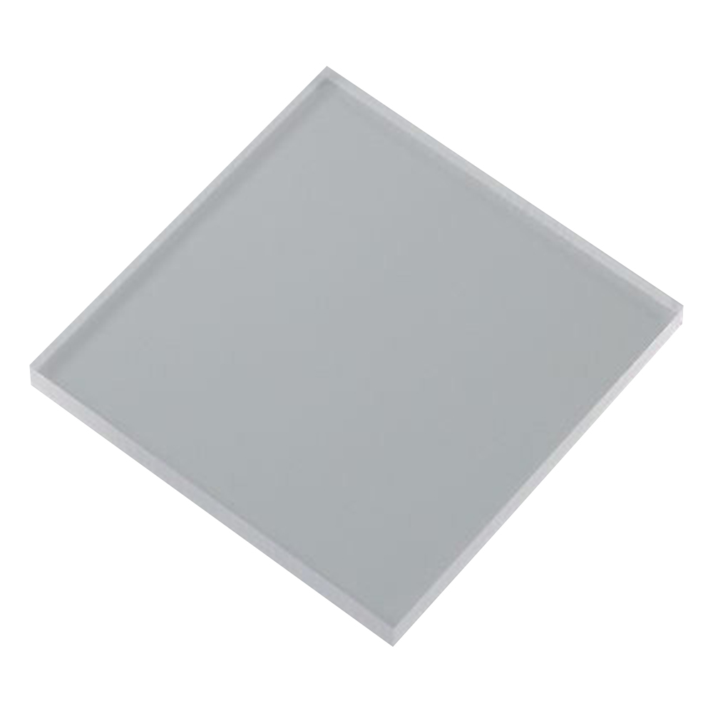4-2299-01 樹脂板材（厚物） ポリカーボネート・透明 495×495×15mm PCC