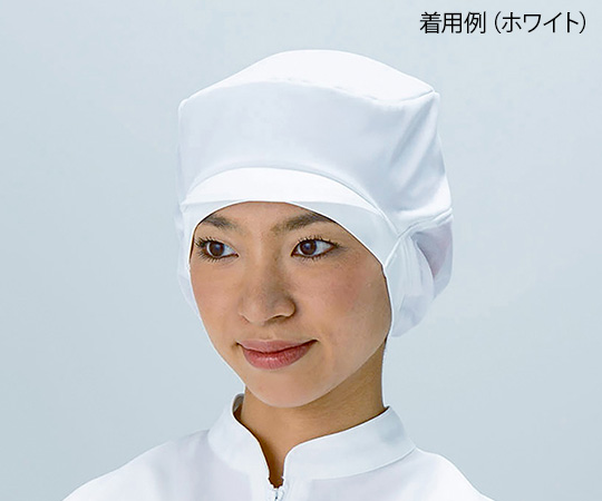 快適清涼ネット付キャップ　JL489C　男女兼用　ホワイト　M