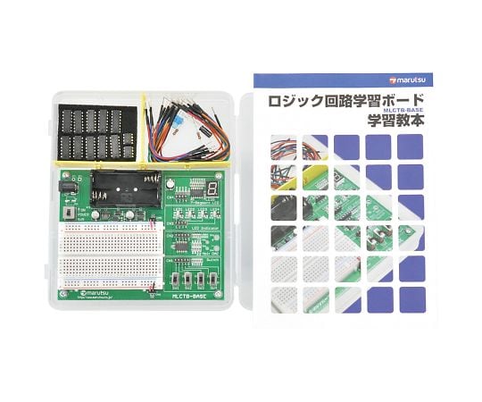 マルツエレック4-2424-01　電子回路学習キット（micro：bit）　ロジック回路学習ボード MLCTB-BASE