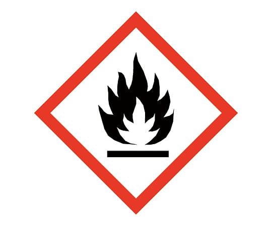 LLG　Labware4-2440-02　警告ラベル（英・仏・独）　GHS02　可燃性（警告）　250枚入 9105702