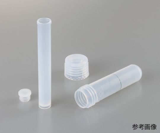 4-2502-01　PFA試験管（目盛付）　12mL 1037979