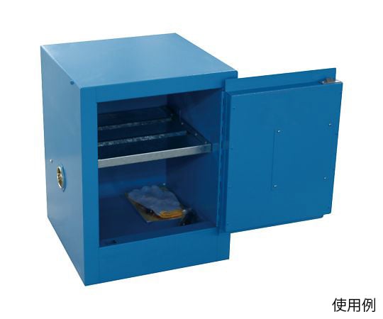 【大型商品※送料別途】Sysbel4-2559-01　耐食キャビネット（ブルー）　430×430×560mm WA810040B