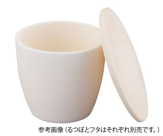 レオナ4-2572-04　高純度アルミナ製るつぼ　50mL HACHF-50