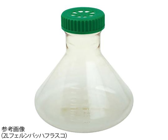 フェルンバッハフラスコ　CELLTREAT　3L　平底　4個入