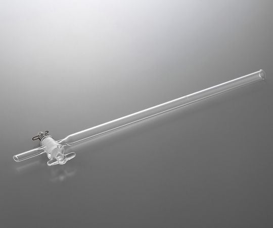 アズワン4-2665-01　クロマトグラフ管（摺合無し）　ガラスコックタイプ　φ10mm CHG-10