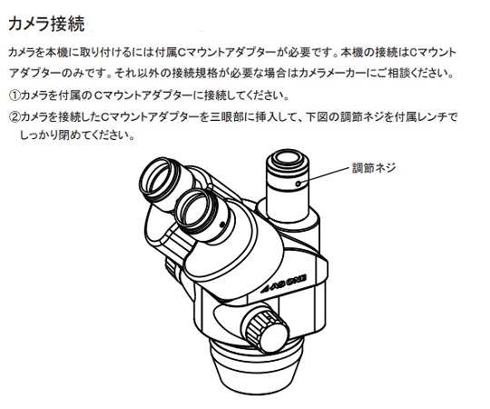 LEDズーム実体顕微鏡　7～45×　三眼　SZM720T