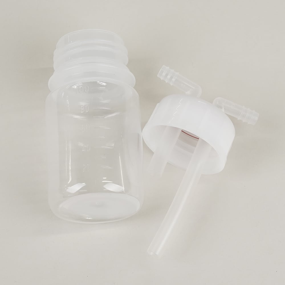 4-2739-01 ガス洗浄瓶（PP製） 100mL 【AXEL】 アズワン