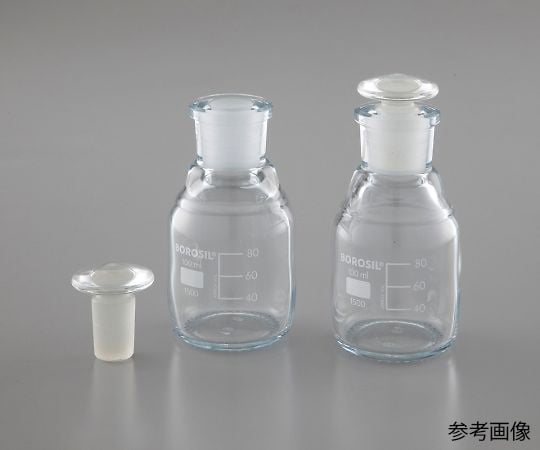 4-2784-01　栓付試薬瓶（目盛付き）　100mL 1500016