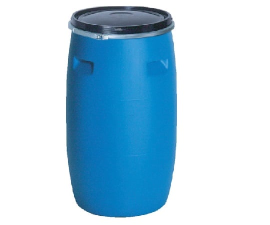 4-2797-11 プラスチックドラム 60L PDO60L-1 850054-01-BL 【AXEL