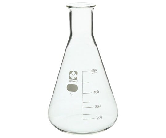 柴田科学4-2825-08　三角フラスコ　500mL　1本入 010530-500A