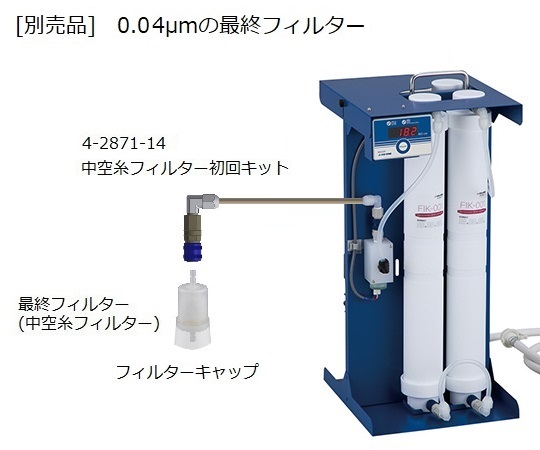 純水製造装置　中空糸フィルター（0.04μm）　FCK-001