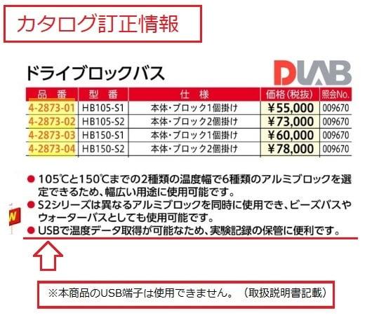 DLAB4-2873-04　ドライブロックバス　本体　ブロック2個掛け HB150-S2