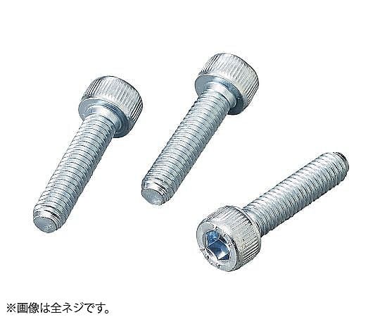 4-301-24 六角穴付きボルト 鉄（三価ホワイト） 20本入 M3×45