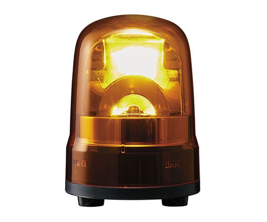 パトライト4-3062-02　LED小型回転灯　黄 SKH-M2-Y