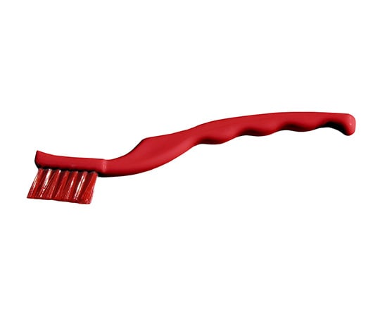 4-3081-03 歯ブラシ型ブラシ バーキュートプラス 赤 BCP-HBR 【AXEL