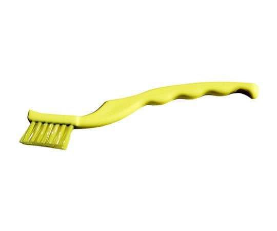 4-3081-01 歯ブラシ型ブラシ バーキュートプラス 白 BCP-HBW 【AXEL