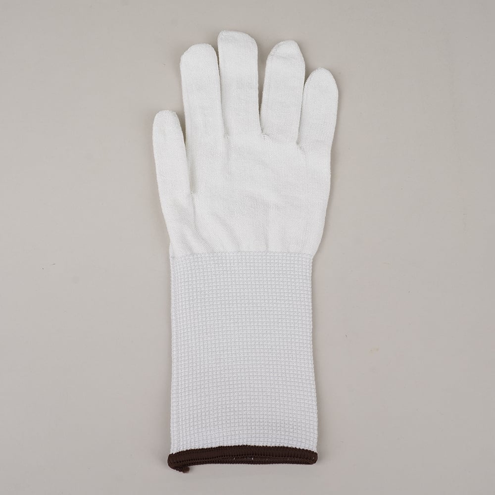 アズツール耐切創ロング手袋（レベル5・コート無）　茶　L