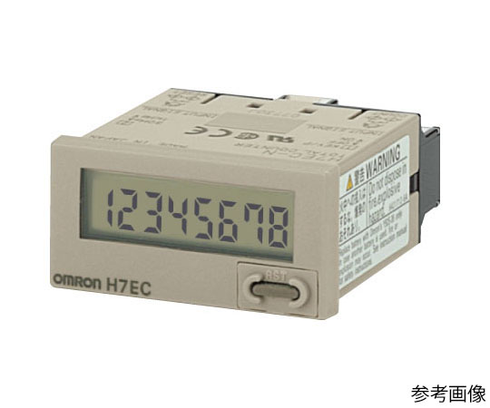 4-338-08 カウンター（電池内蔵タイプ） ブラック H7EC-NV-BH