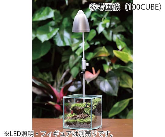 4-3485-02 コケリウム グラステリア フィット 10×10×20cm 100