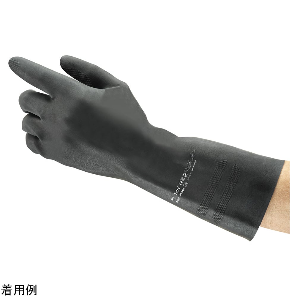 4-3669-02 耐薬品手袋（アルファテック・87-950）M
