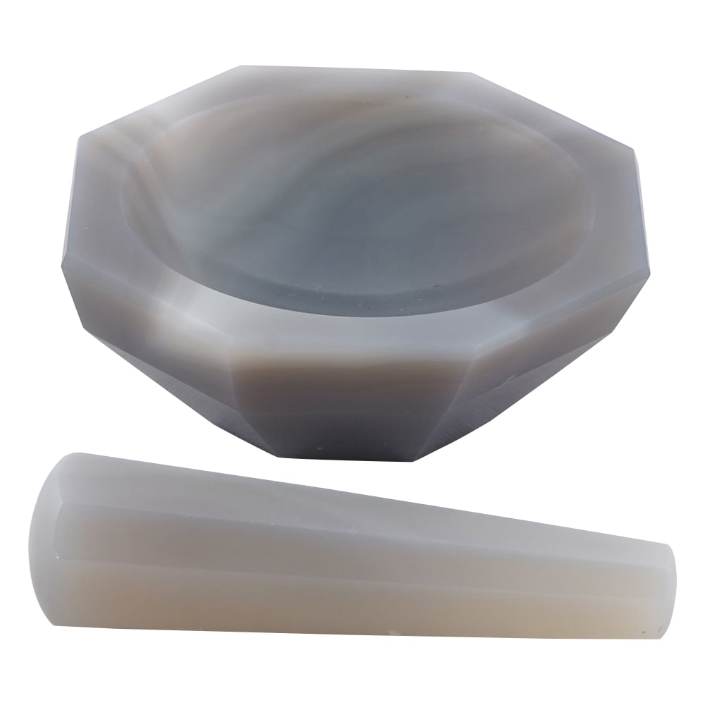 4-3727-01 メノウ乳鉢（深型）φ63.5mm POMP 304 【AXEL】 アズワン
