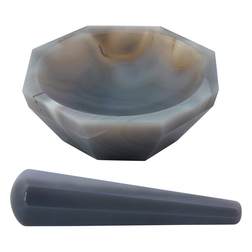 メノウ乳鉢（深型）φ127mm