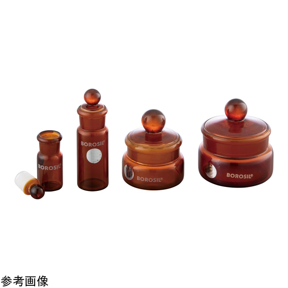 4-3731-02 秤量瓶（褐色）5mL 1631007