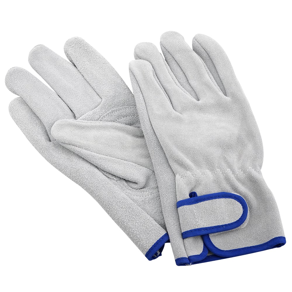 牛床革手袋 手首面ファスナー式