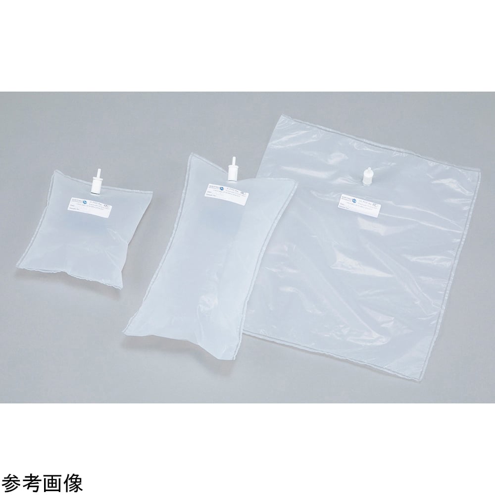 4-3789-01 PTFEサンプリングバッグ（PTFEコック）1L BG2F1-PTFE 【AXEL