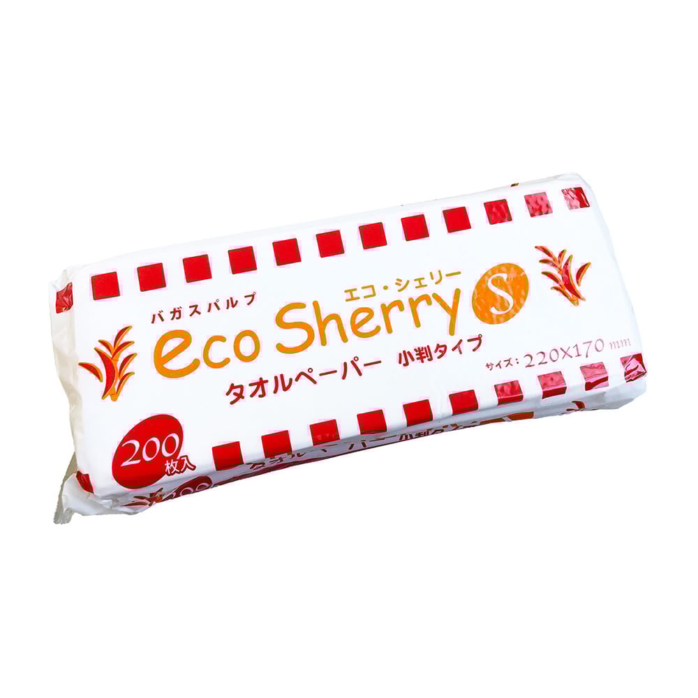 エコシェリーペーパータオル 小判 200枚入