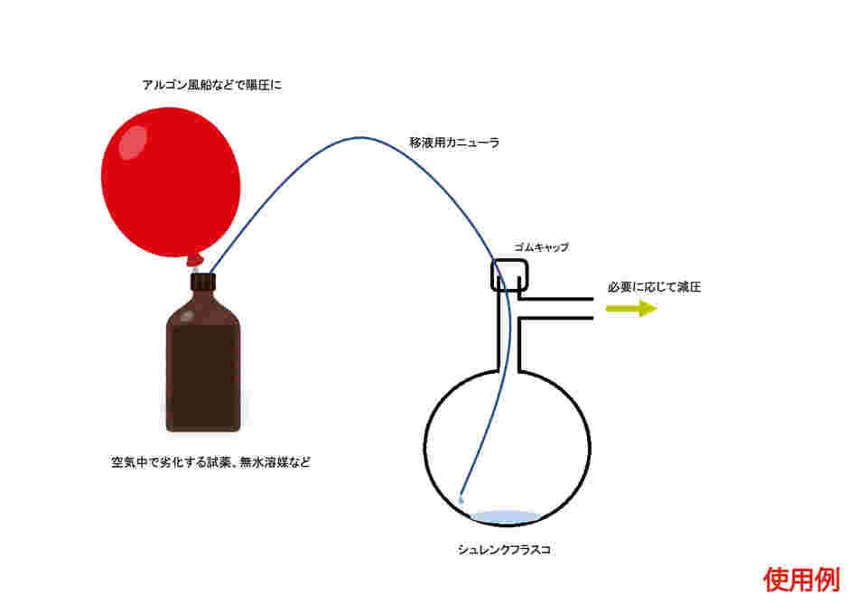 4-3854-04 丸型シュレンク（PTFEバルブ）500mL RSTV500 【AXEL】 アズワン