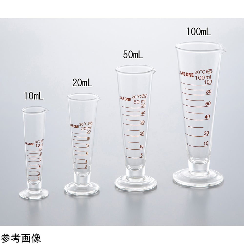 4-3860-01 液量計（硼珪酸ガラス）10mL MC010 【AXEL】 アズワン