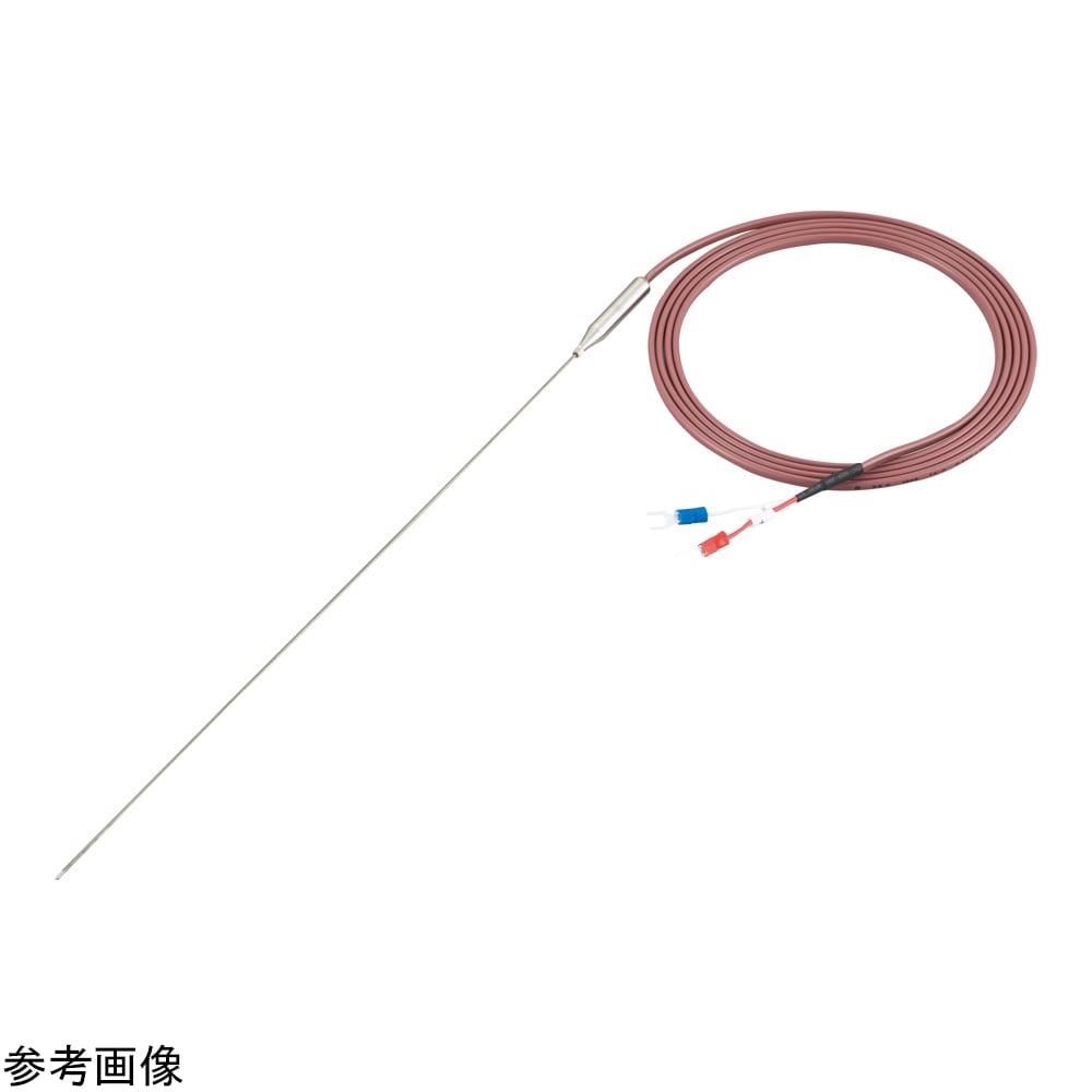 4-3886-01 T熱電対（シース型）M4Y端子 φ1.0mm 300mm T-10300-M4Y 【AXEL】 アズワン